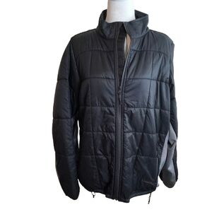 Cabela’s Insulated Jacket Men’s Large Black/Gray Full Zip Outdoor Puffer